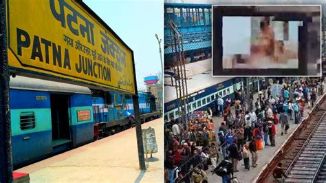 patna railway station viral video|Patna Railway Station News: Porn clip played on crowded Patna。